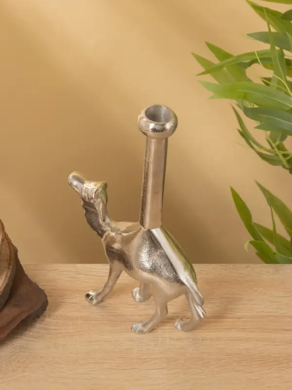 Подсвечник  Подсвечник "Верблюд" алюминий 16х5х26 см