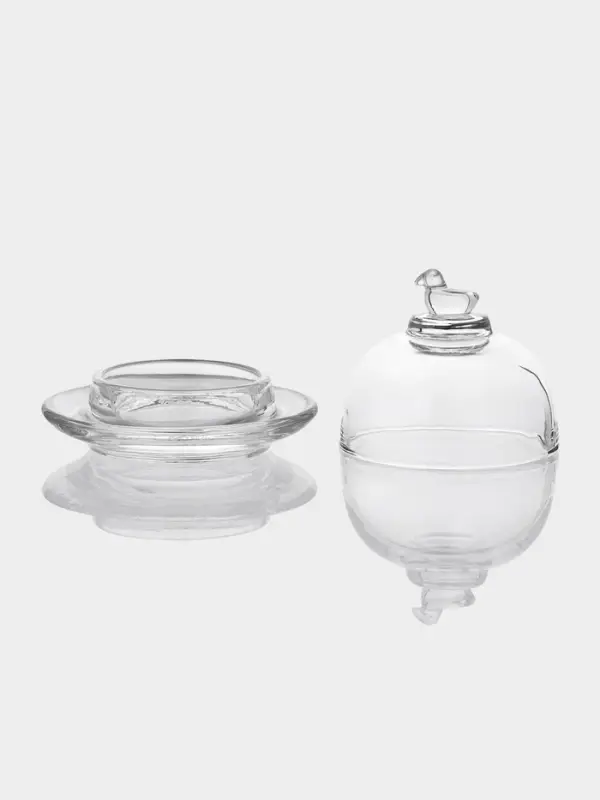 Икорница с крышкой  Икорница с крышкой "Купол" 7х7х9 см, прозрачная