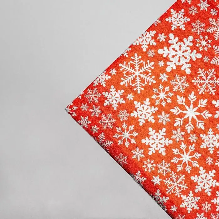 Плёнка упаковочная на Новый год фольгированная «С Новым Годом», 70 х 50 см