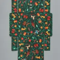 Коробка складная двухсторонняя &laquo;Щелкунчик&raquo;, 20&times;18&times;5 см