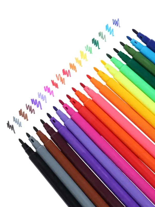 Фломастеры 18 цветов &laquo;Принцесса&raquo;, невентилируемый колпачок