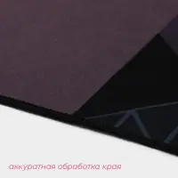 Коврики для ванной и туалета Доляна &laquo;Дора&raquo;, 2 шт.: 50&times;80 см, 50&times;40 см