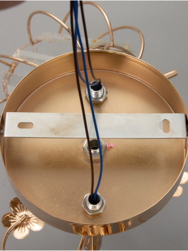 Люстра Люстра "Переливы" 2х40Вт Е27 золото