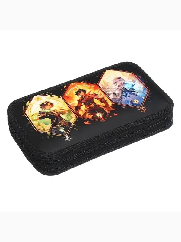 Пенал школьный, 2 секции, 12.5&times;20.5&times;4 см &laquo;Аниме game&raquo;