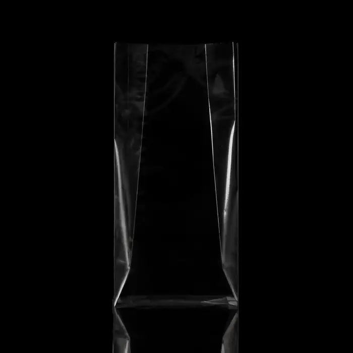 Пакет полипропиленовый фасовочный, прямоугольное дно, прозрачный, 9×5×19 см