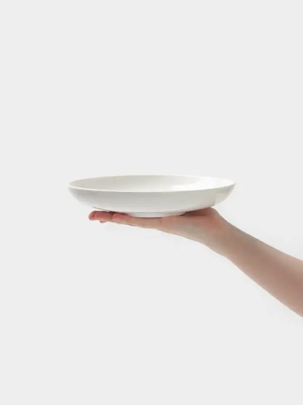 Тарелка глубокая Hanna Kn&ouml;vell, d=21.5 см, фарфор, белая