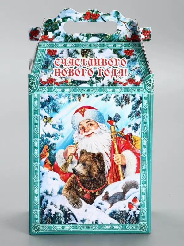 Подарочная новогодняя коробка «Зимняя сказка», для сладких подарков, 17.8×10×32.5 см Подарочная новогодняя коробка «Зимняя сказка», для сладких подарков, 17.8×10×32.5 см