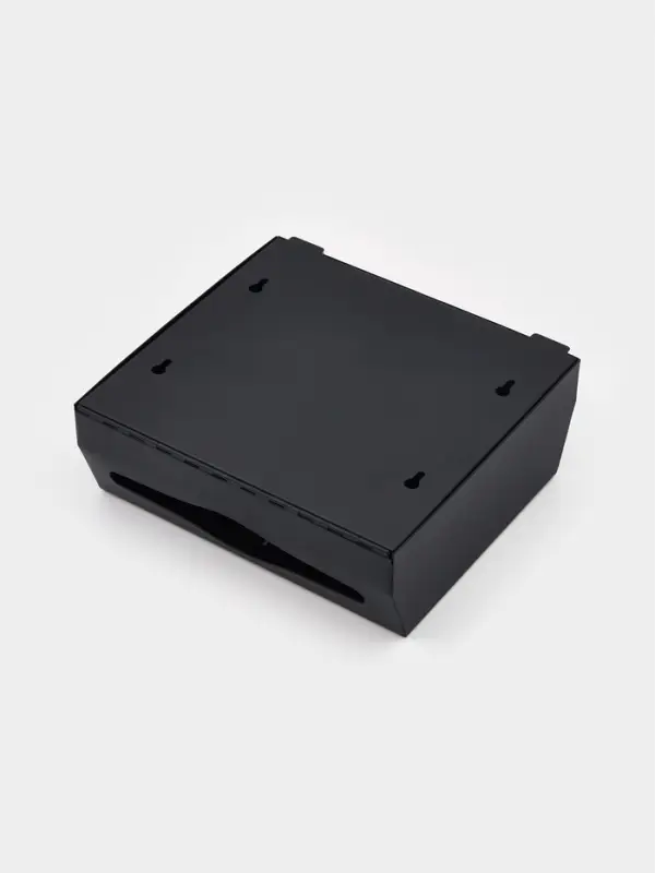 Диспенсер для бумажных полотенец в листах Stölz, 28.5×26.5×10 см, нержавеющая сталь, чёрный Диспенсер для бумажных полотенец в листах Stölz, 28.5×26.5×10 см, нержавеющая сталь, чёрный