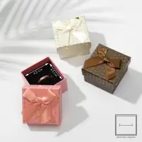 Коробочка подарочная под кольцо/серьги «Треугольники» блестящие, 5×5 (размер полезной части 4.5×4.5 см), МИКС, вставка чёрная