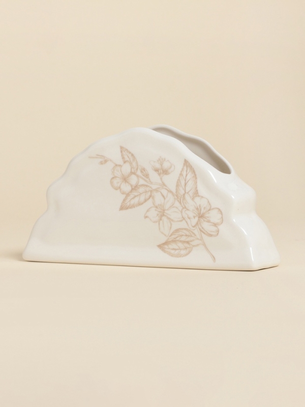 Салфетница SL Home «Аманде», 15×4×7,8 см, фарфор, белая