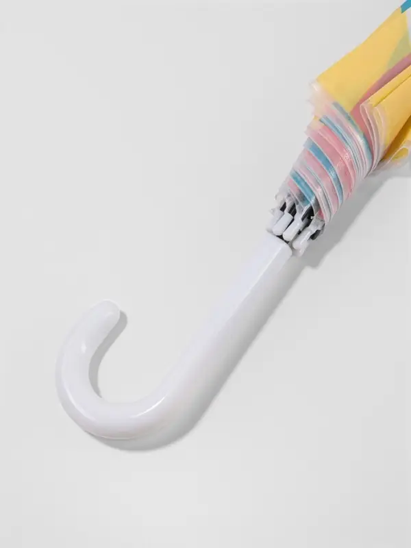 Зонт - трость полуавтоматический &laquo;Радужный круг&raquo;, 8 спиц, R=46/54 см, d=92 см, рисунок МИКС