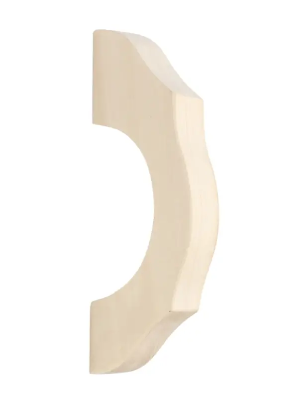 Ручка для бани и сауны, 19&times;8&times;3 см, деревянная