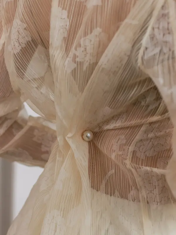 Набор булавок &laquo;Жемчужная нежность&raquo;, 6 шт. 3.5 см, белый в серебре