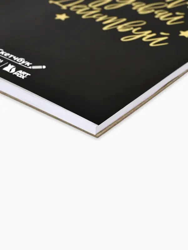 Скетчбук &laquo;Мечтай. Создавай. Действуй&raquo;, черный, А5, 40 л, 100 г/м