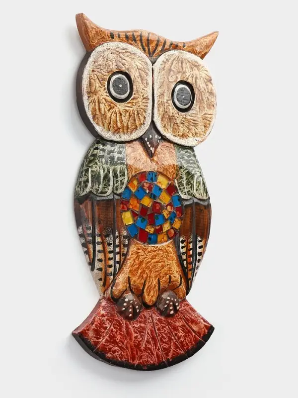 Настенное панно &laquo;Сова - радуга&raquo;, 33&times;16&times;2 см