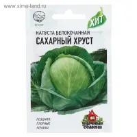 Семена Капуста белокочанная "Сахарный хруст" ранняя, 0,1 г серия ХИТ х3 Семена Капуста белокочанная "Сахарный хруст" ранняя, 0,1 г серия ХИТ х3