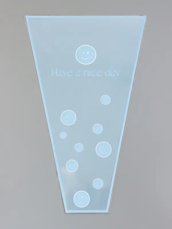 Пакет цветочный Конус, голубой, 28×9×44 см±1 см Пакет цветочный Конус, голубой, 28×9×44 см±1 см