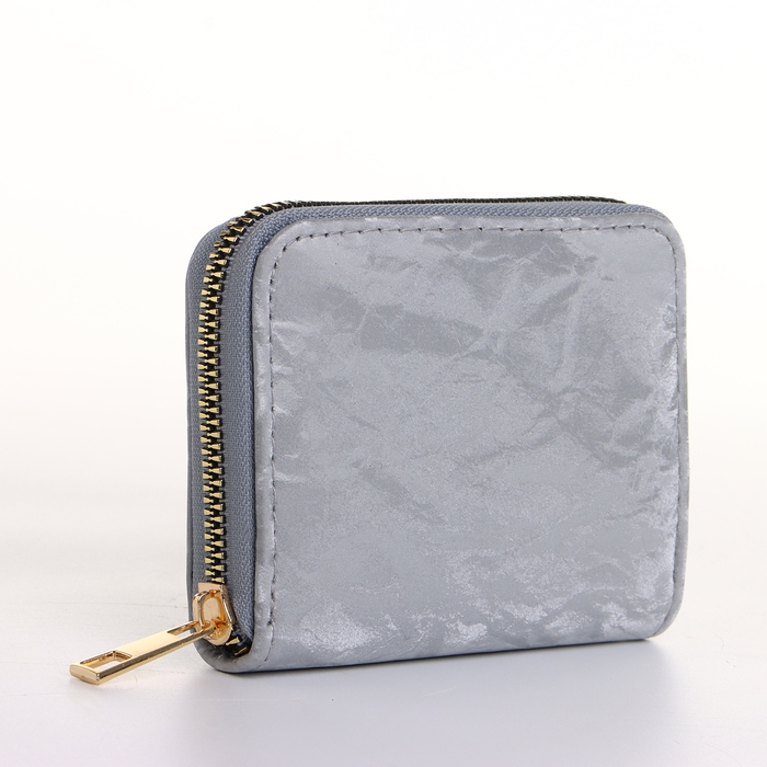 Кошелёк женский на молнии, цвет серый Кошелёк женский на молнии, цвет серый