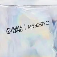 Стакан Magistro Ice.Bar. Pearl, 150 мл, 7.9&times;8&times;7.5 см, стекло, перламутровый