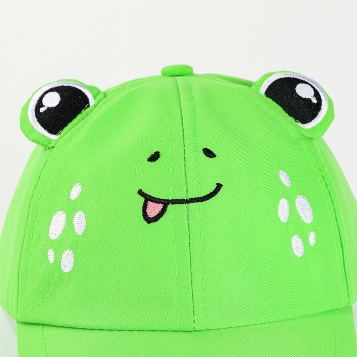 Кепка детская для мальчика с глазами «Лягушка», р-р. 48-50 Кепка детская для мальчика с глазами «Лягушка», р-р. 48-50