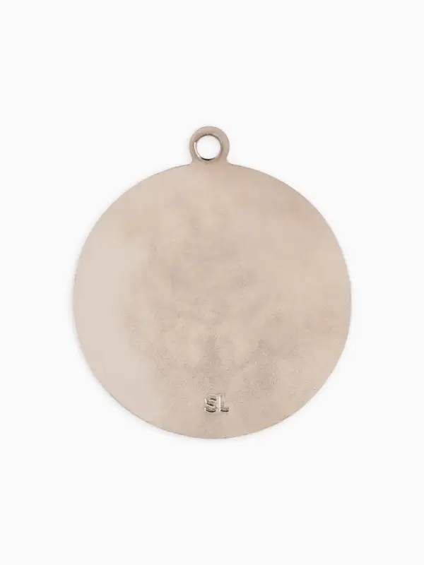 Медаль призовая &laquo;2 место&raquo; серебро 017, d=4.5 см, без ленты