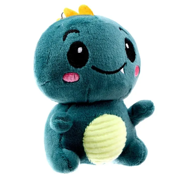 Мягкая игрушка «Дино», на брелоке, 10 см, цвета МИКС Мягкая игрушка «Дино», на брелоке, 10 см, цвета МИКС