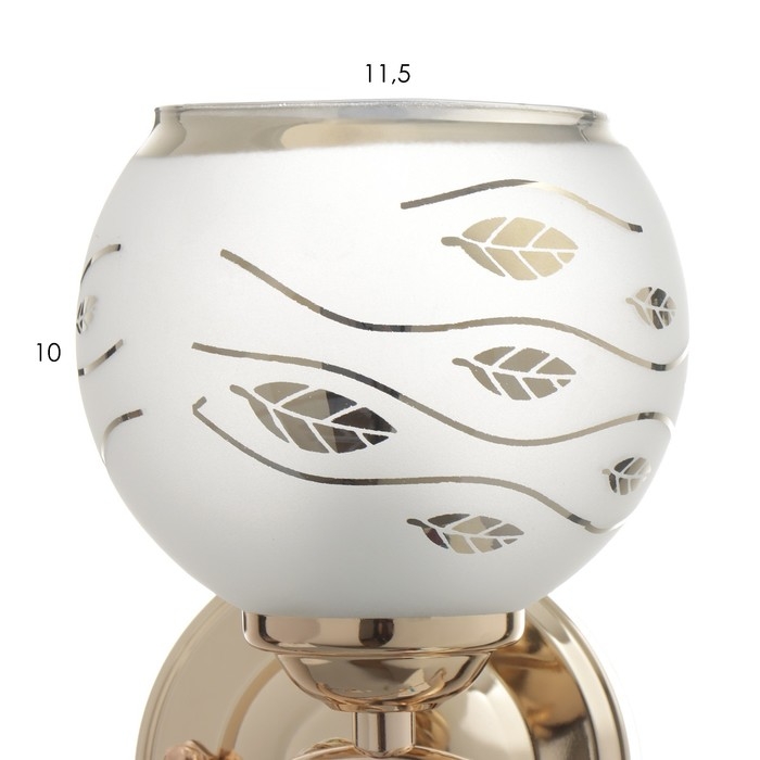 Бра "Винетта" 1х40Вт E27 золото 18х15х18 см.