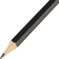 Карандаш чернографитный Kores шестигранный HB с ластиком