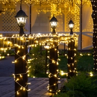 Гирлянда светодиодная 'Нить' 10 м 200LED  теплый бел с эфф мерцания 305-296