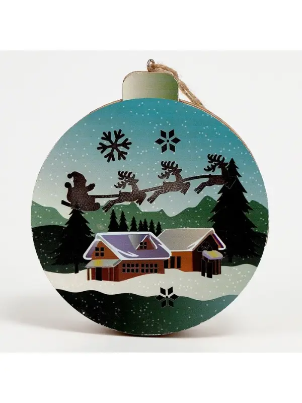 Декор с подсветкой &laquo;В ожидании чуда&raquo;, 12&times;11&times;2.5 см