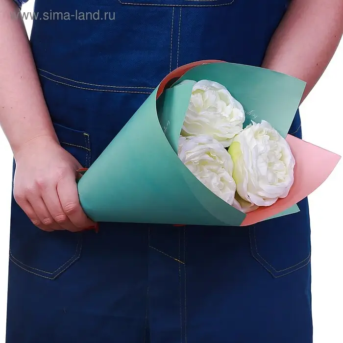 Бумага упаковочная крафт «Мята и нежность», серия Пантон, 50 х 70 см Бумага упаковочная крафт «Мята и нежность», серия Пантон, 50 х 70 см