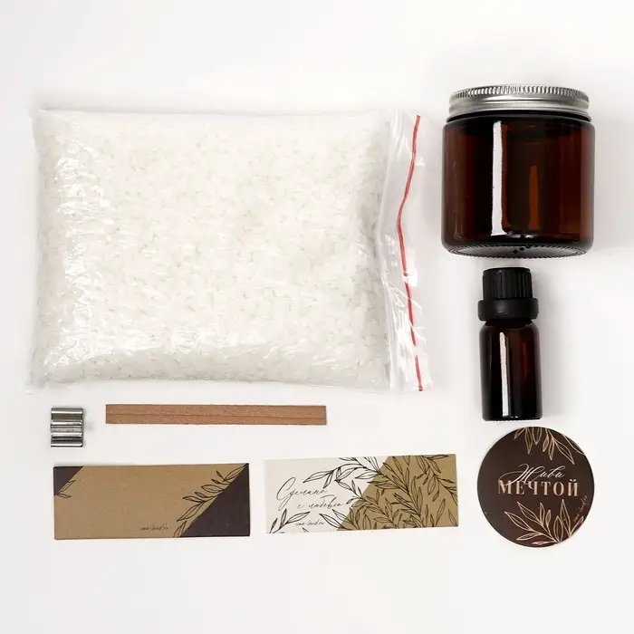 Свеча своими руками. Создание свечи &laquo;Sandalwood&raquo;, набор для творчества