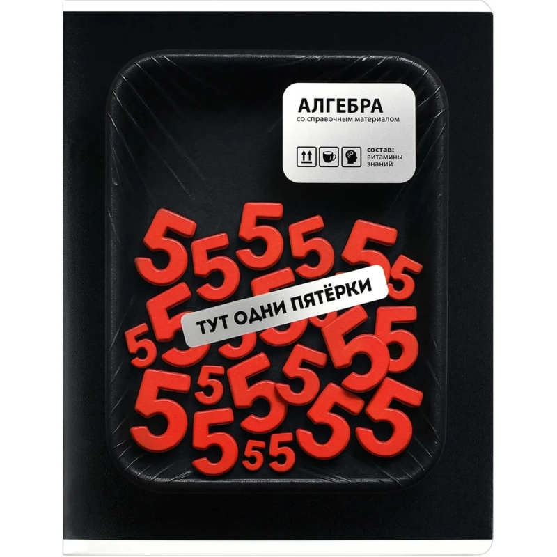 Тетрадь предметнaя АЛГЕБРАФРАЗЫ С ХАРАКТЕРОМ48л.А5+,клет,справ.инф/73060