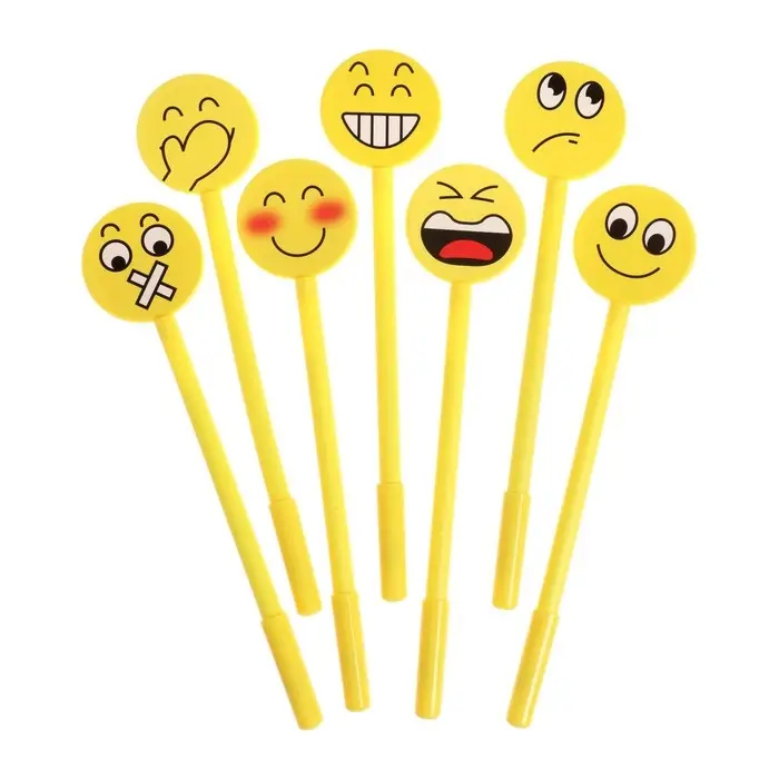 Ручка - прикол Calligrata «Смайл», гелевая, МИКС