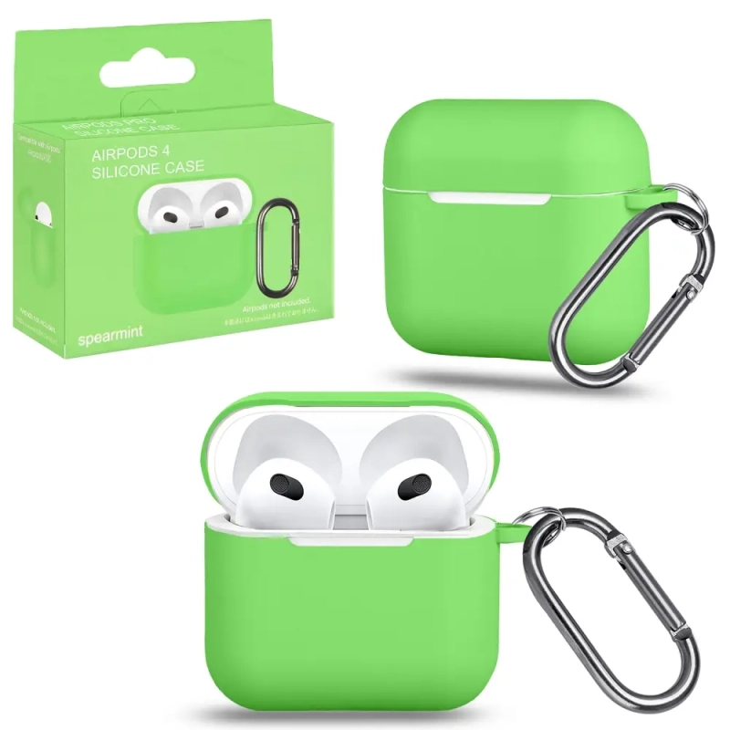 Чехол APods 4 с карабином №20 spearmint Чехол APods 4 с карабином №20 spearmint