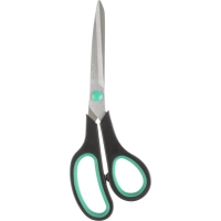 Ножницы Attache 215 мм с пласт. прорезин. руч.Attache цвет зелен/черн