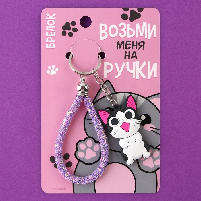 Брелок для ключей «Возьми меня на ручки», 12 х 3,5 см Брелок для ключей «Возьми меня на ручки», 12 х 3,5 см