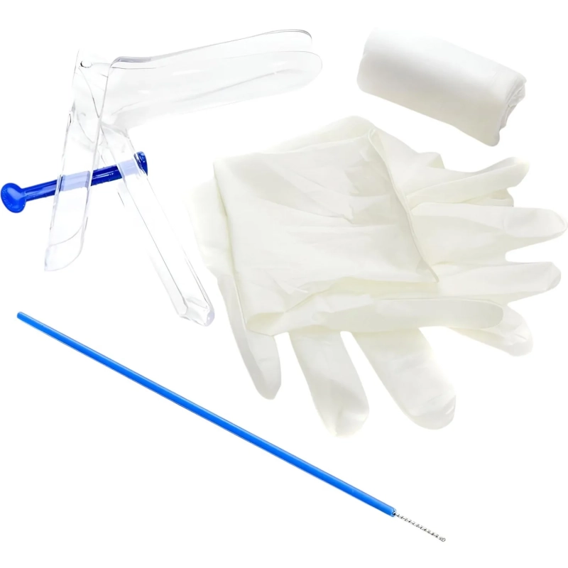 Набор гинекологический Юнона р-р 2/M №4 с цитощеткой 60 наборов в уп