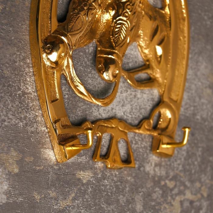 Крючки Крючки "Лошади" латунь 16х13х3 см