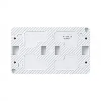 AtlasDesign Profi54  розетка двойная с заземлением со шторками IP54 16А 250B, БЕЛЫЙ, Россия
