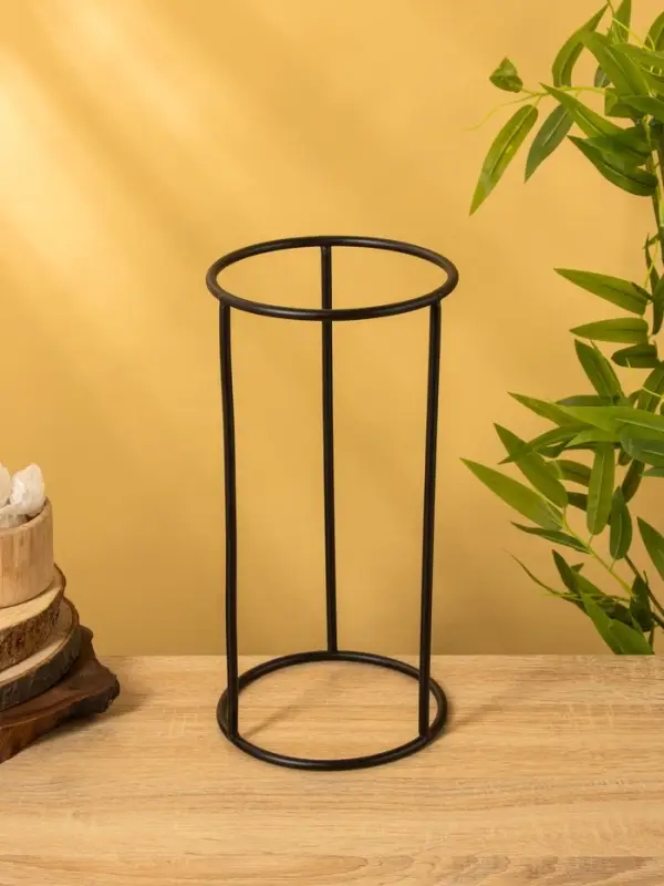 Кашпо на подставке  Кашпо на подставке "Золотое руно" железо 15,5х15,5х35,5 см