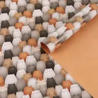 Бумага упаковочная глянцевая двухсторонняя &laquo;Коты&raquo;, 70 &times; 100 см