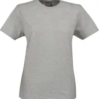 Футболка женская Ladies American T, серый меланж, размер XXL