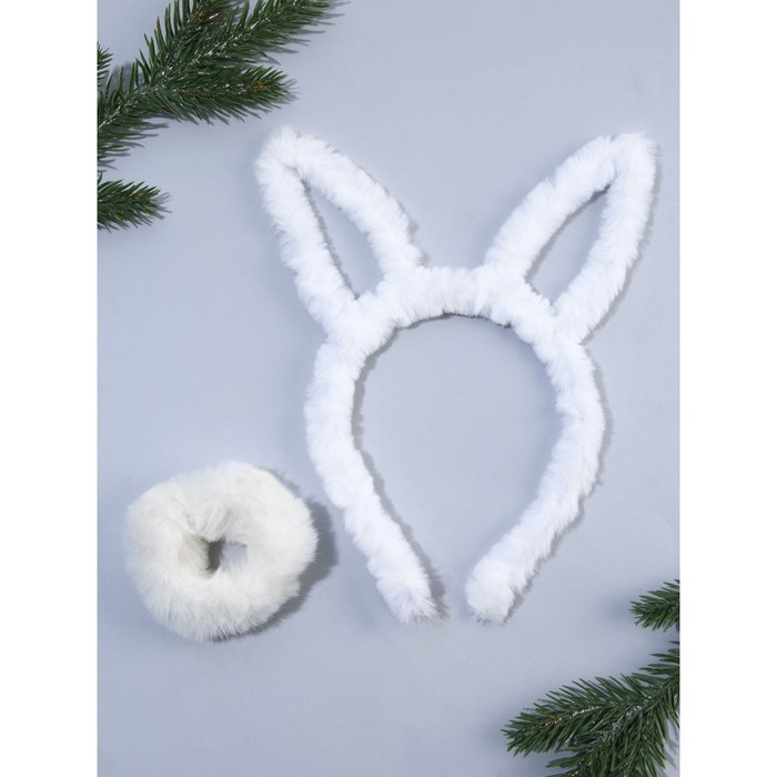 Набор ободок и резинка, 17 х 20 см Набор ободок и резинка, 17 х 20 см