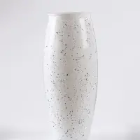 Ваза для цветов &laquo;Крапле&raquo;, h=23 см, стекло, белая