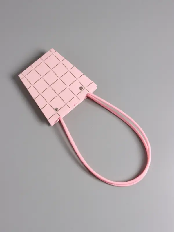 Сумка для цветов розовая влагостойкая, 13x9.5x13±5% см Сумка для цветов розовая влагостойкая, 13x9.5x13±5% см