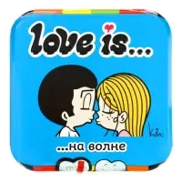 Конфеты освежающие Love is, в форме сердца, со вкусом мяты, 20 г