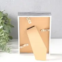 Фоторамка пластик 10х15 см "Данте" чёрный состаренный 16х10,8х2,5 см