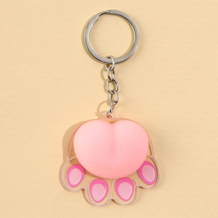 Брелок мялка для ключей «Лапка» 4.6 х 7 см Брелок мялка для ключей «Лапка» 4.6 х 7 см