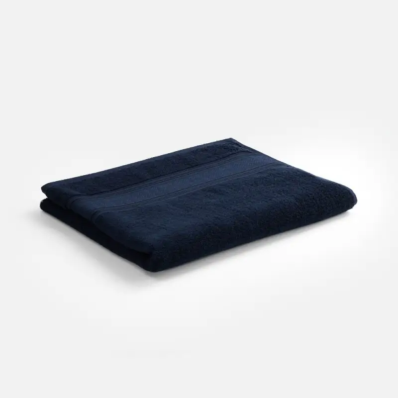 Полотенце махровое Terrychic XL, темно-синее Полотенце махровое Terrychic XL, темно-синее